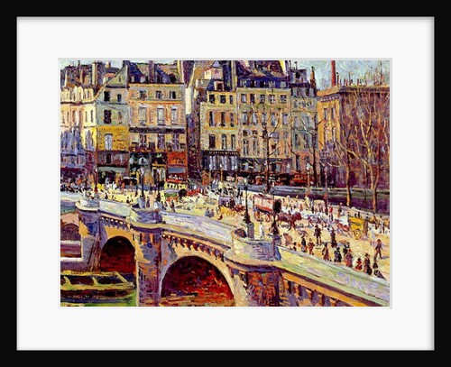 Le Quai Conti, Paris, 1896 by Maximilien Luce