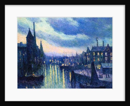 The Port of Rotterdam at Night, 1908 by Maximilien Luce