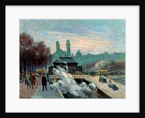 The Trocadero, Paris, 1917 by Maximilien Luce