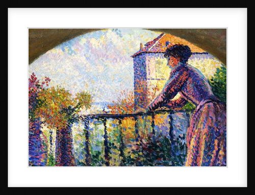 The Artist's Wife, Rue Cortot, Paris, 1893 by Maximilien Luce