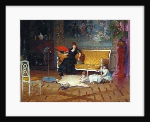 The Doll's Tea Time, 1885 by William Henry Lippincott