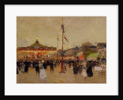 At the Fair by Luigi Loir