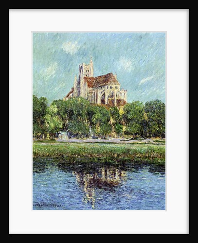 The Cathedral at Auxerre, 1907 by Gustave Loiseau