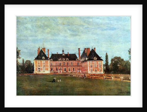 Château de Rosny, 1840 by Jean Baptiste Camille Corot