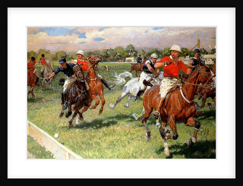 A Game of Polo, 1911 by Ludwig Koch