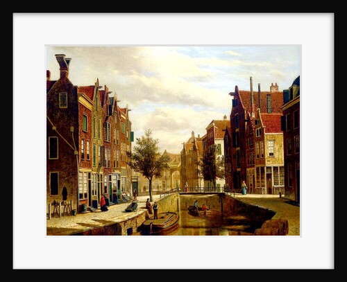 A Dutch Canal by Willem Koekkoek