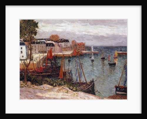 The Port of Sauzon, Belle-Isle, Brittany, 1905 by Maxime Emile Louis Maufra