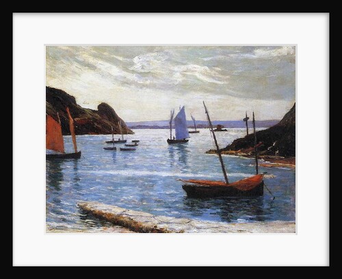 The Port, Island of Brehat, Brittany, 1892 by Maxime Emile Louis Maufra