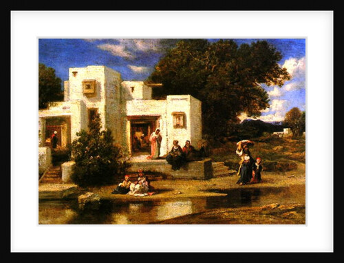 A Turkish House by Narcisse Virgile Diaz de la Pena