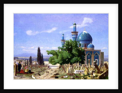 An Abandoned Graveyard, 1876 by Jean Leon Gerome