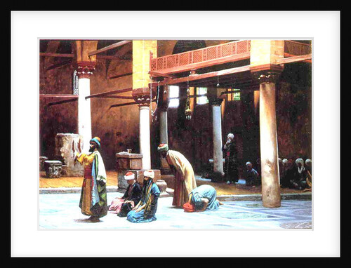 Prayer in a Mosque, 1892 by Jean Leon Gerome