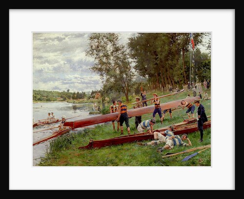 Canoeing on the Marne, 1899 by Ferdinand Joseph Guildry