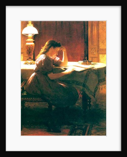 Homework, 1895 by Seymour Joseph Guy