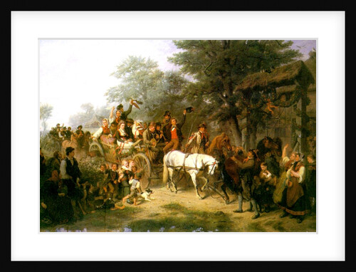 A Village Wedding, 1859 by William Hahn