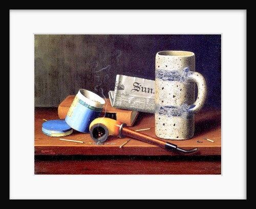 The Blue Tobacco Box, 1878 by William Michael Harnett