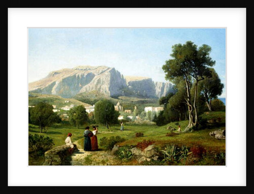 Capri, 1853 by Henri-Joseph Harpignies