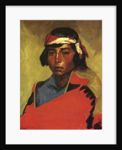 Boy from the Tesuque Pueblo, 1916 by Robert Cozad Henri