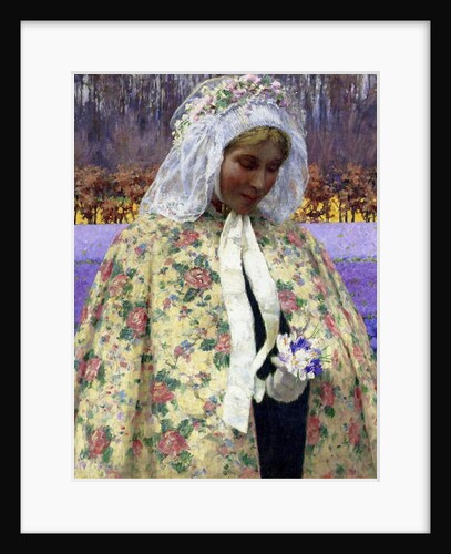 Easter, a Bride in Brabant, c.1904 by George Hitchcock