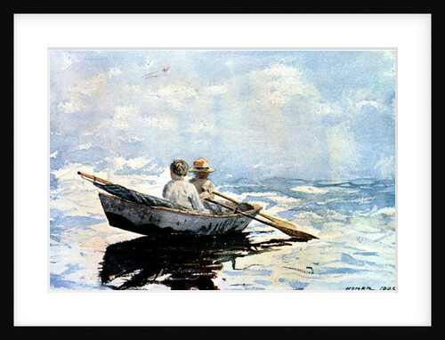 Rowing the Boat, 1880 by Winslow Homer