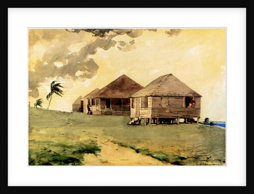 Upcoming Tornado, Bahamas, 1885 by Winslow Homer
