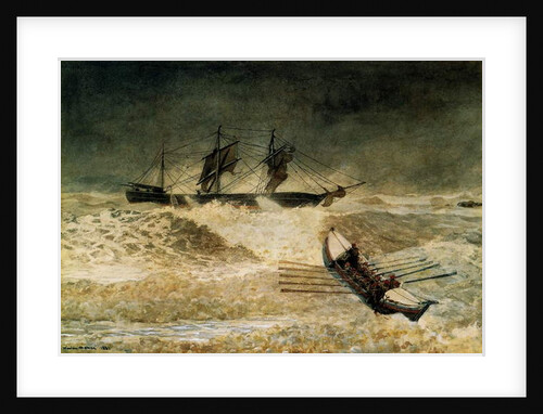 The Wreck of the Iron Cloud, 1881 by Winslow Homer