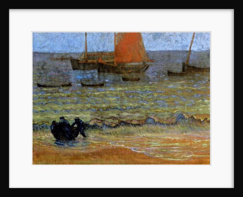 Sea Shore, Brittany, c.1890-92 by Emile Jourdan