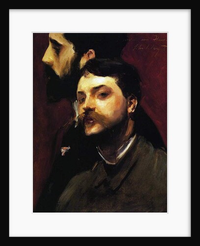 The painters François Flameng and Paul Helleu, c.1880 by William-Adolphe Bouguereau