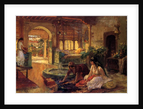 An Oriental Interior, 1900 by Frederick Arthur Bridgman