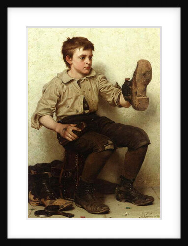 The Boot Boy, c.1885-90 by John George Brown