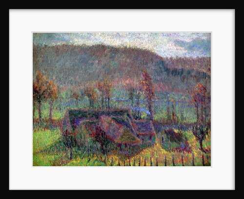 Cottages at Giverny, c.1907 by Theodore Earl Butler