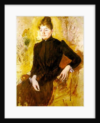 Young Woman in Black, c.1882 by Mary Stevenson Cassatt