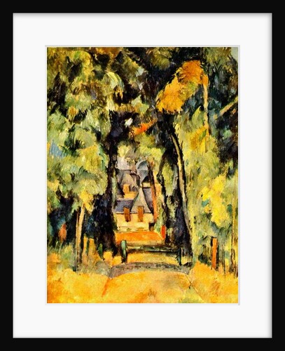 Road at Chantilly, 1888 by Paul Cezanne