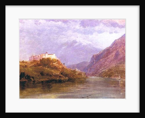Salzburg Castle, 1868-69 by Frederic Edwin Church