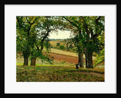 Chestnut Trees at Osny, c.1873 by Camille Pissarro