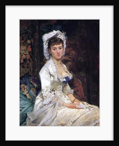 Woman in White, 1879 by Eva Gonzales