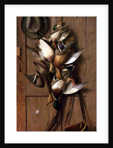 Ducks: Theodore Roosevelt's Cabin Door, 1905 by Richard la Barre Goodwin