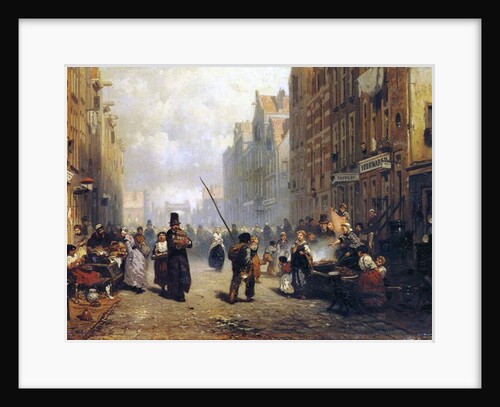 Amsterdam, the Jewish Quarter by Frans Arnold Breuhaus de Groot