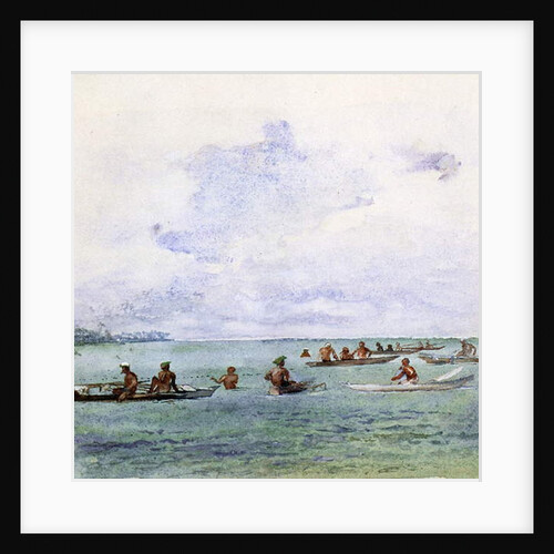 A Fishing Party, Samoa, 1890 by John La Farge or Lafarge