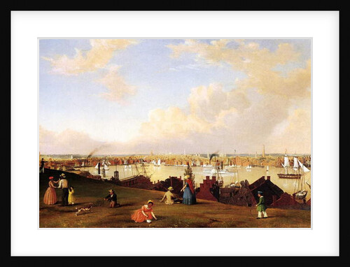View of Baltimore, c.1850 by Fitz Henry Lane