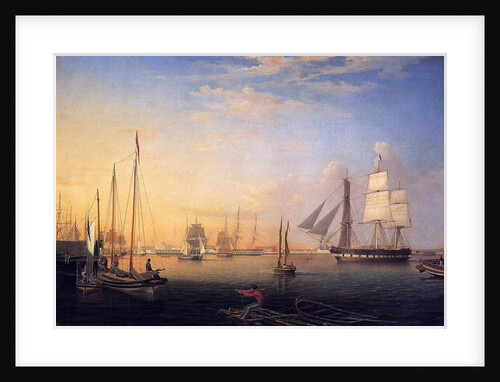 Baltimore Harbour, 1850 by Fitz Henry Lane