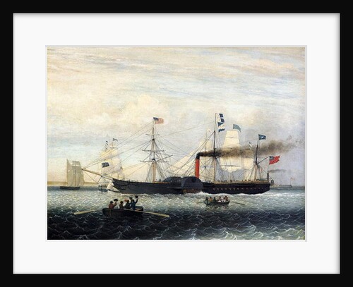 The Britannia Entering Boston Harbour, 1848 by Fitz Henry Lane