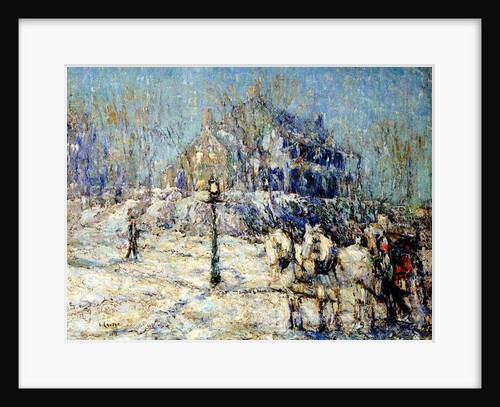 The Dyckman House, 1913 by Ernest Lawson