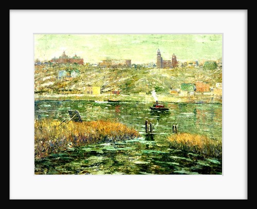 Harlem River, c.1913-15 by Ernest Lawson