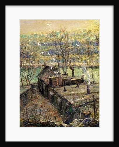 The Pigeon Coop, c.1916 by Ernest Lawson