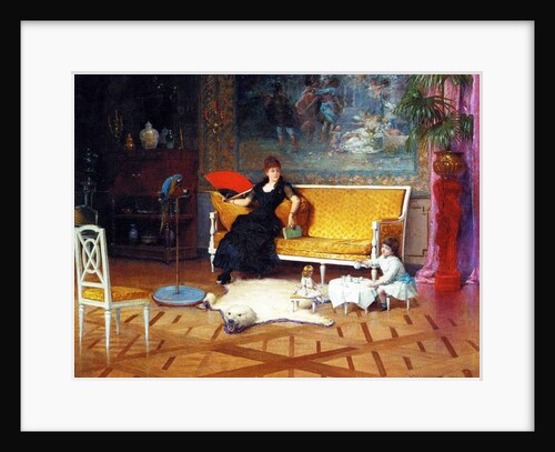 The Doll's Tea Time, 1885 by William Henry Lippincott