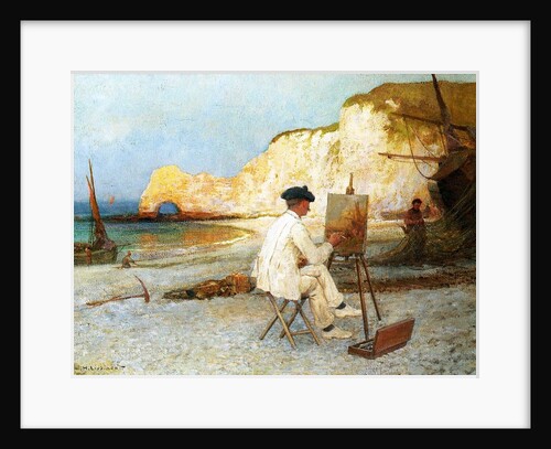 A Painter by the Sea Side, c.1885 by William Henry Lippincott