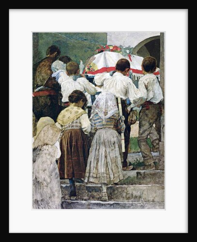 The Burial of a Child, Italy by Luigi Nono