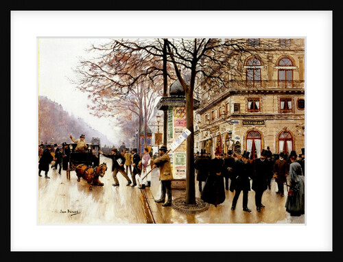 The Cab Accident by Jean Beraud