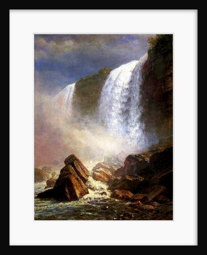 The Niagara Falls by Albert Bierstadt