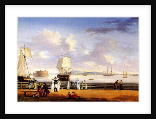 New York Harbour, c.1810 by Thomas Birch